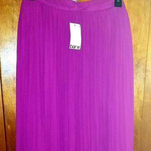 Beautiful Magenta pleated skirt
